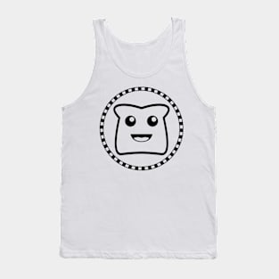 Crispy Toast Black Graphic Tank Top